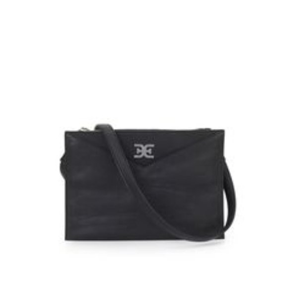 Sam Edelman Adley Envelope Black Crossbody Bag - Picture 1 of 7
